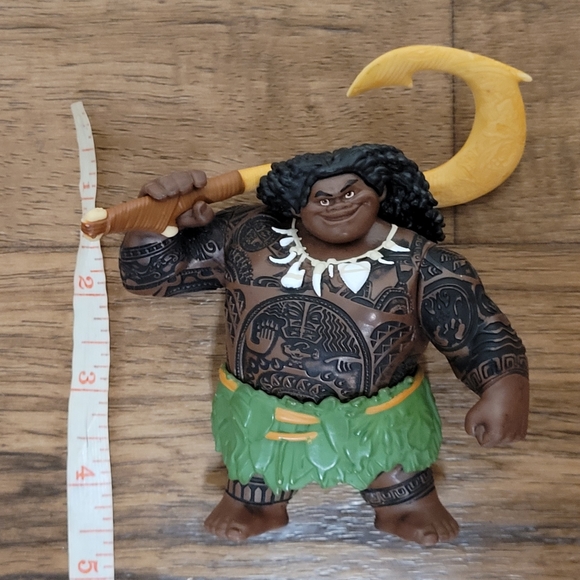 Disney Jakks 5" Maui Mini Toy Figure Moana Figure - Picture 5 of 6